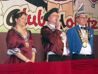 das Prinzenpaar und der Präsident des CCM