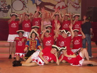 die Leibgarde während der Feier