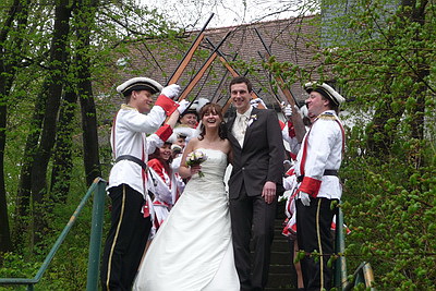 Cindy Müller und René Miethig haben geheiratet