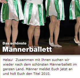Wahl zum schönsten Männerballett 2010