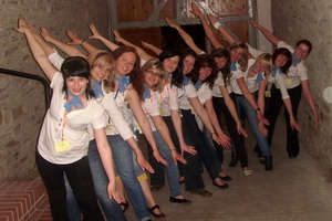 die Funken bei der Vorbereitung