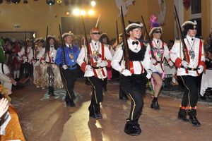 die Leibgarde zum Kostümball