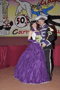 ein großes Bild des Molbitzer Prinzenpaares