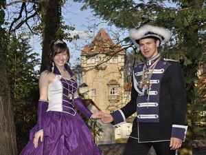 ein großes Bild des Molbitzer Prinzenpaares