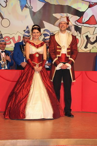 Das Molbitzer Prinzenpaar der 54. Session, Prinz Michael II und Prinzessin Sabine II