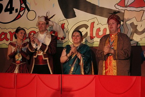 das Laasdorfer Prinzenpaar des LKC, Prinz Alexander I und Prinzessin Katharina I