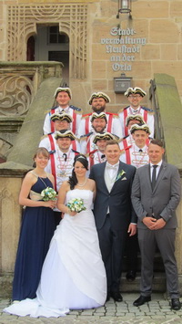 Eine Funke heiratete am 20. Mai 2017 ihren Leibgardisten. Phillip Plott ehelichte seine Julia Koch.