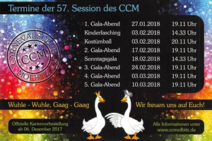 Die Termine des CCM in der 57. Session