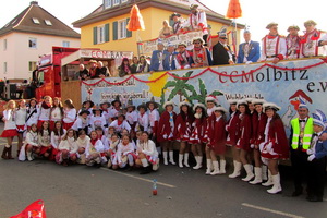 Der CCM beim Karnevalsumzug 2017