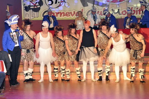 Das Männerballett des CKV, dem Klausdorfer Karnevalsverein, 
aus dem Süden Berlins