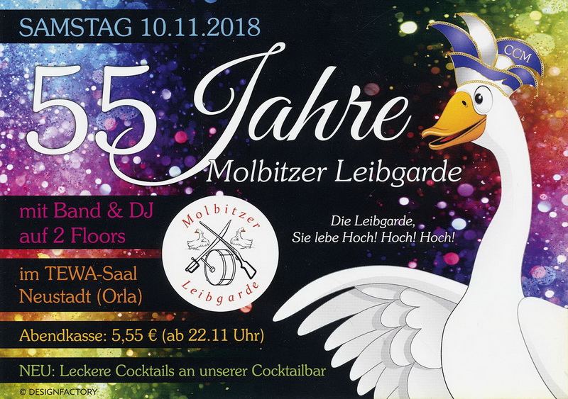 55 jahre Leibgarde, das Event! mit feierlicher Prinzenproklamation 55 jahre Leibgarde, das Event! mit feierlicher Prinzenproklamation