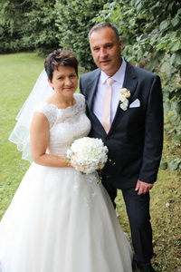 Eine Gaudimotte hat geheiratet, Simone Salzmann hat am 25.08.2018 ihren Uwe Warchhold geheiratet