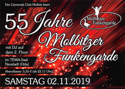 55 Jahre Funkengarde, die Funken in Feierlaune 55 Jahre Funkengarde, die Funken in Feierlaune