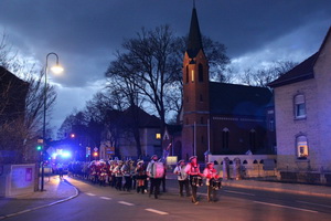 der Marsch von Börthen nach Molbitz