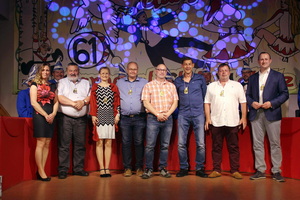 Ehrengäste & Sponsoren zum 1. Galaabend, v.l.n.r. Madeleine Sieler, Gerd Beetz, Mona Meinhold, Dirk Feyerabend, Thomas Jäger, Mathias Brand, André Weiland, Christian Herrgott Ehrengäste & Sponsoren zum 1. Galaabend, v.l.n.r. Madeleine Sieler, Gerd Beetz, Mona Meinhold, Dirk Feyerabend, Thomas Jäger, Mathias Brand, André Weiland, Christian Herrgott