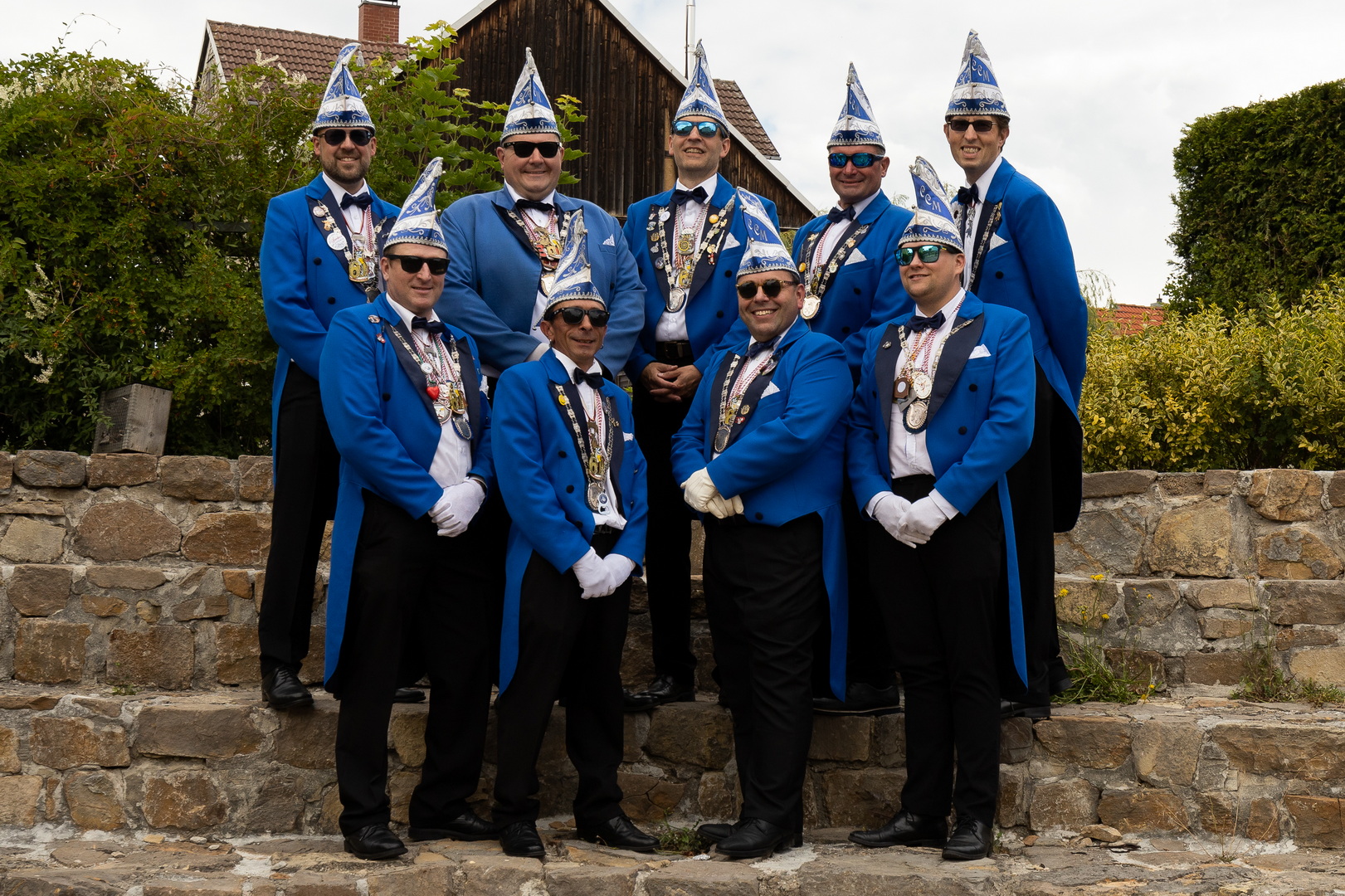 Der Elferrat der 62. Session des Molbitz e.V.