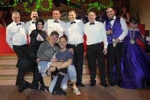 Der Elferrat mit seinem Schlagermedley