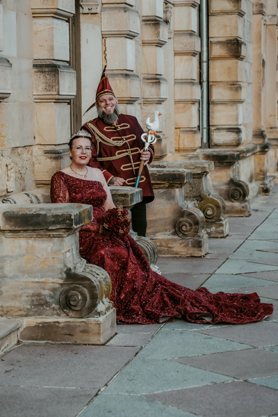 Das Molbitzer Prinzenpaar der 65. Session: Prinz Matthias II. und Prinzessin Christine II., Matthias und Christine Nolting