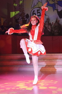 Das Molbitzer Tanzmariechen Lina van den Elsen